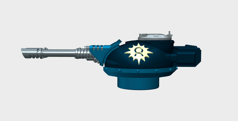 Auroran Suns : Phobos Battle Tank Turret Set