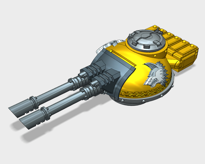 Shaggy Wolf : Phobos Battle Tank Turret Set