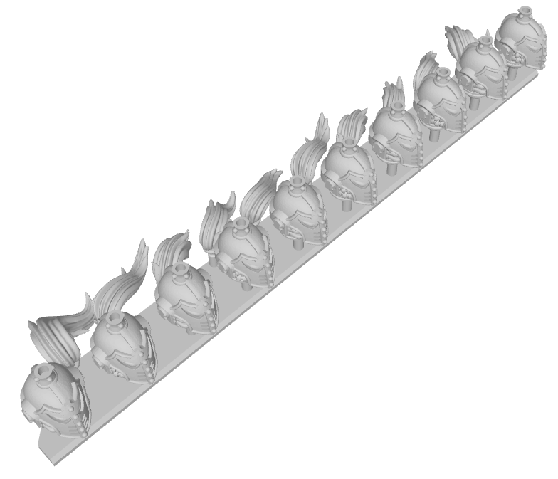 10x Topknot - Phoenix Helms