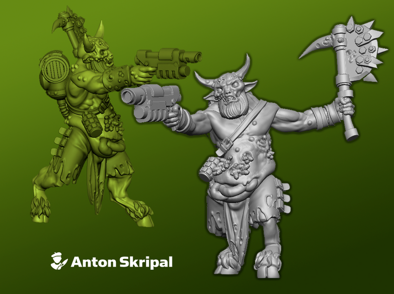 11x Plague-Herd Beastmen