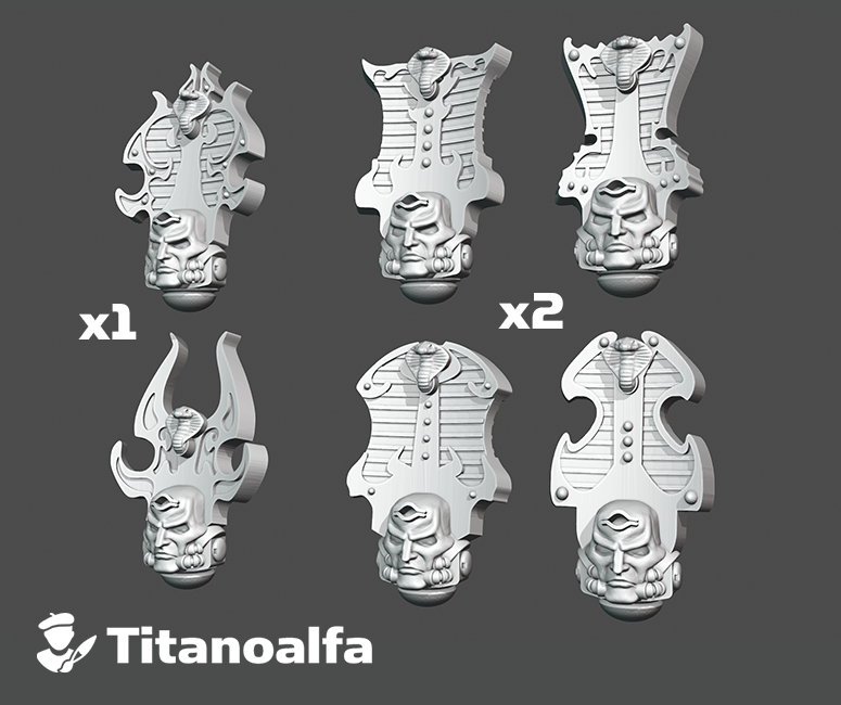 10x Plain Face - Pharaoh'tep Helms