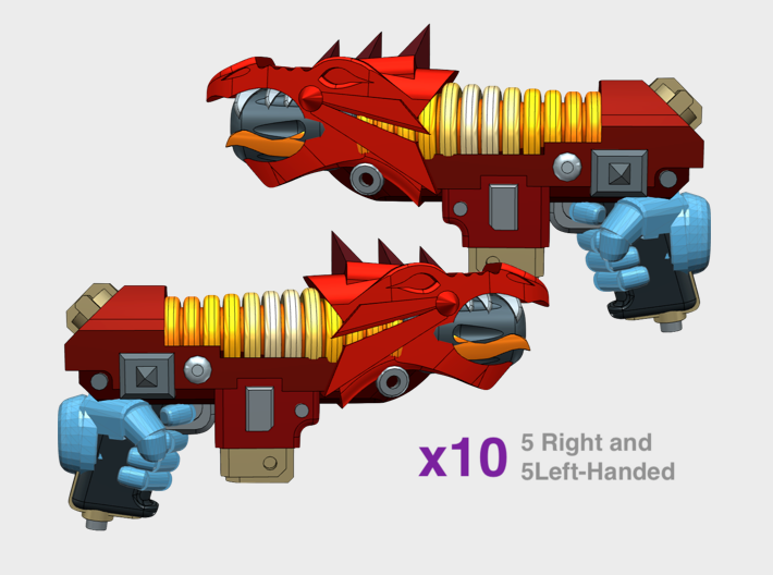 Marine : Plasma Drake pistols (L&R)