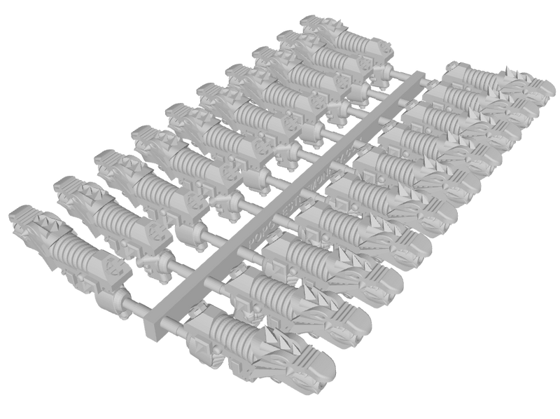 Marine : Plasma Drake pistols (L&R)