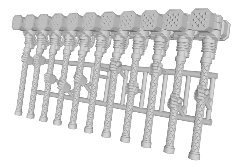 11x Energy Hammer: Rogal - Weapon Sets