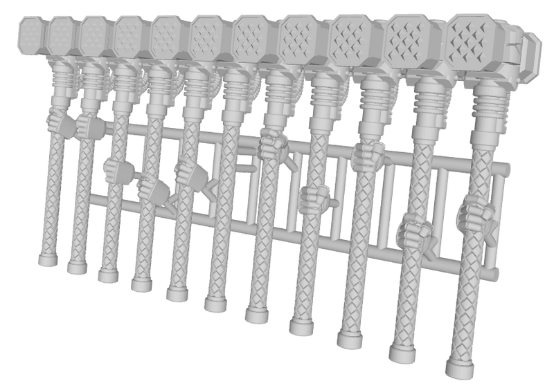11x Energy Hammer: Rogal - Weapon Sets