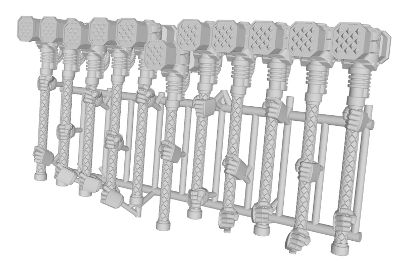 11x Energy Hammer: Rogal - Weapon Sets