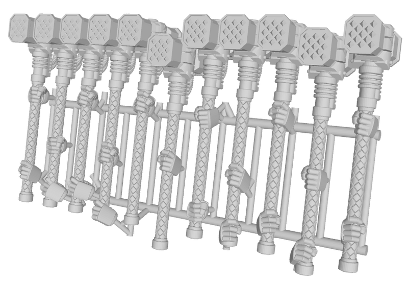 11x Energy Hammer: Rogal - Weapon Sets