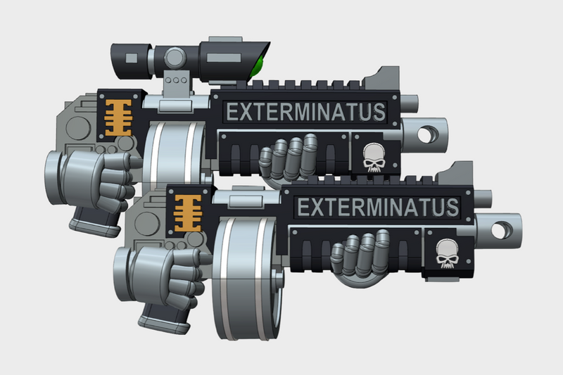 12x Xenos Hunters: X1D Primefire Rifles (Prime Set)