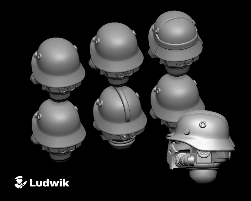 10x Panzer Marine Helmets (Various)