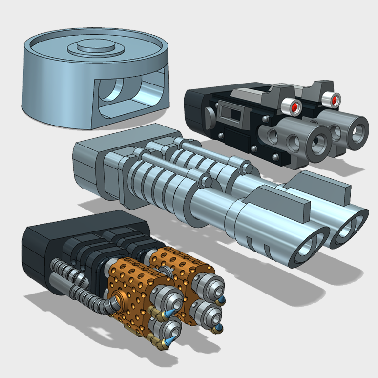 Proto Raider : Magnetized Haul Turret kit