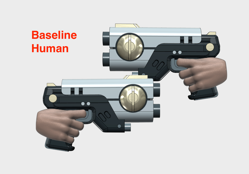 Human : JTF-4 Pulse Pistols (L&R)