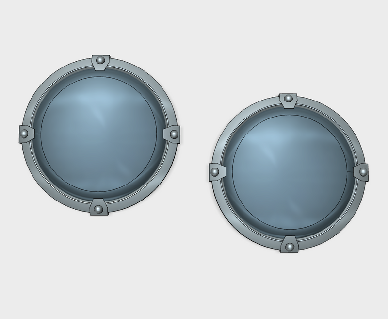 Four Point - Round Power Shields (L&R)