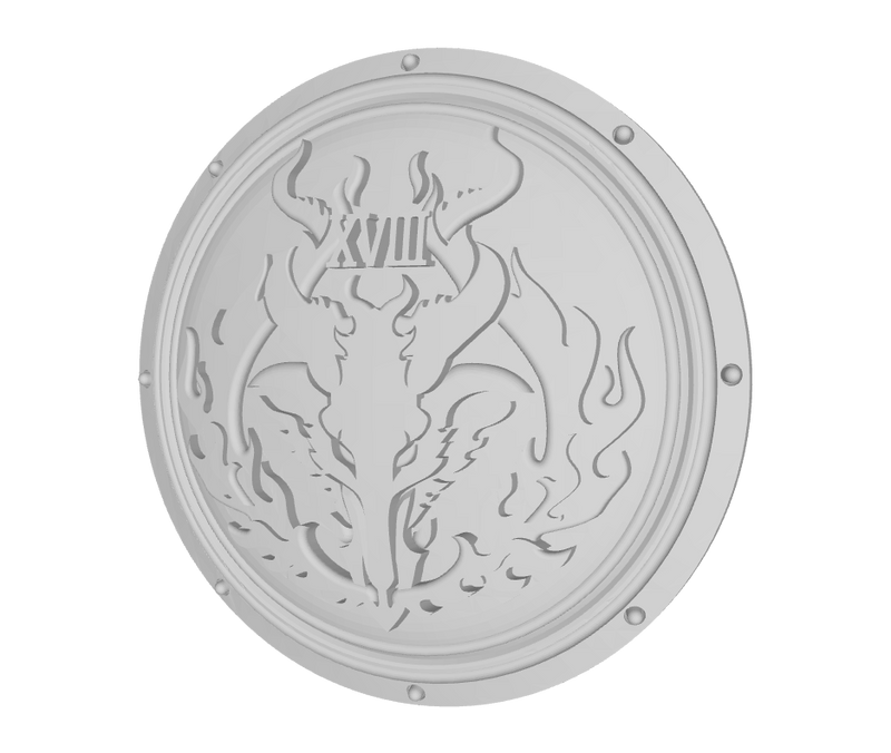 Dragonfire XVIII - Round Power Shields
