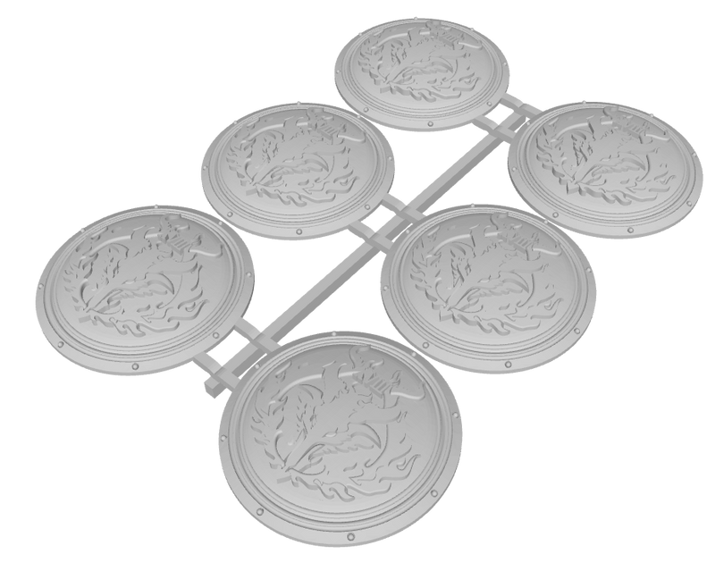 Dragonfire XVIII - Round Power Shields