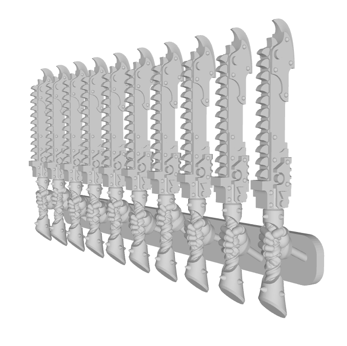 10x Chaos Roto Sword : RW11 (40k Size)