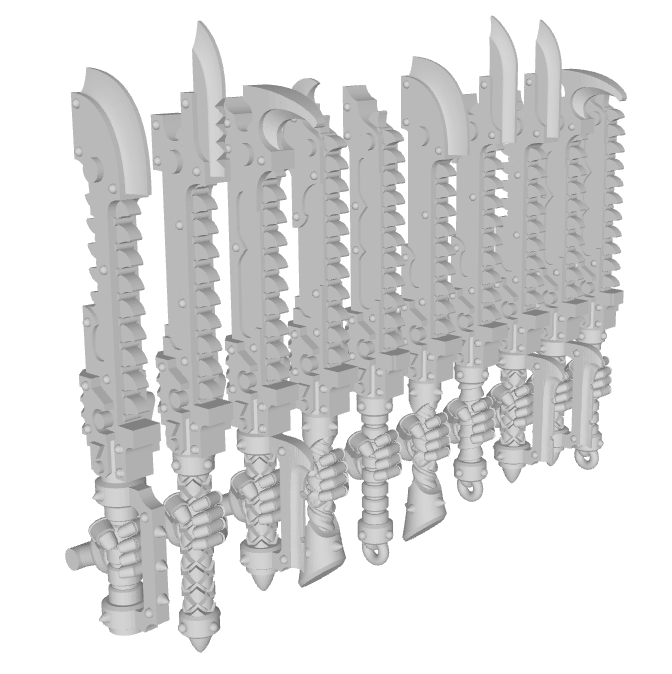 10x Chaos Roto Sword : Variety Pack