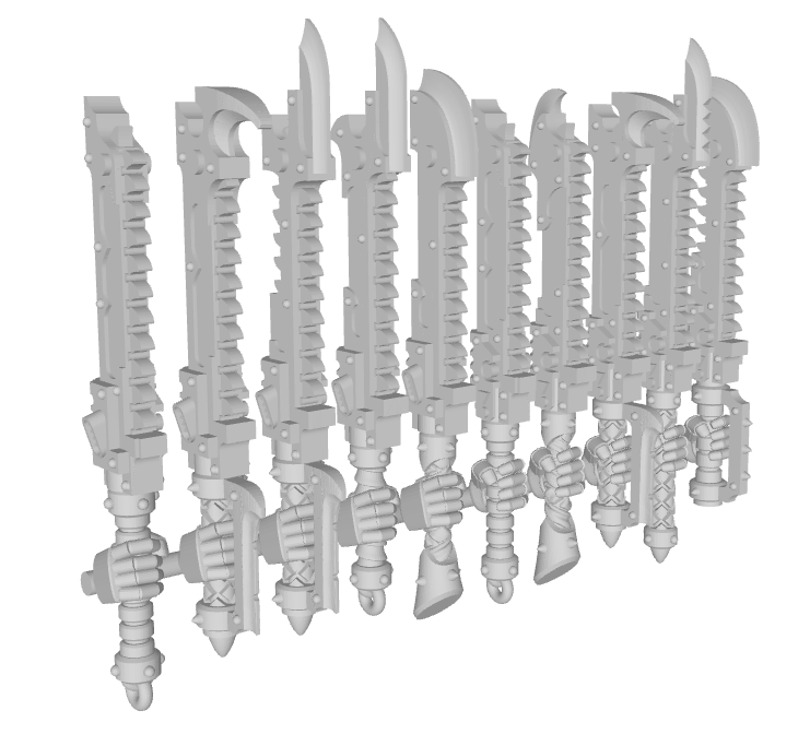 10x Chaos Roto Sword : Variety Pack