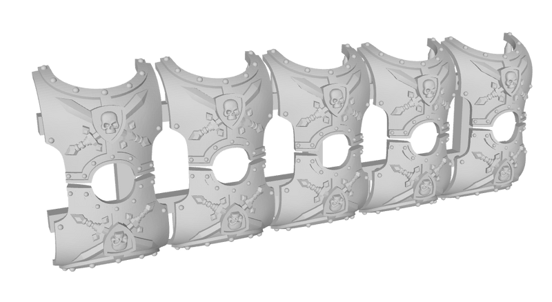 10x Crossed Blades - G:3 Angel Sword Torso Covers