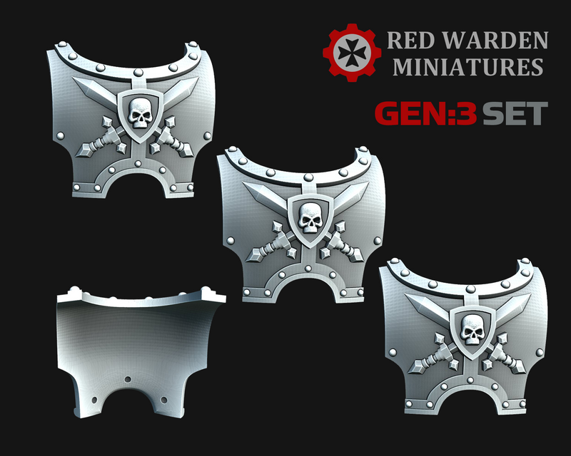 10x Crossed Blades - G:3 Angel Sword Torso Covers