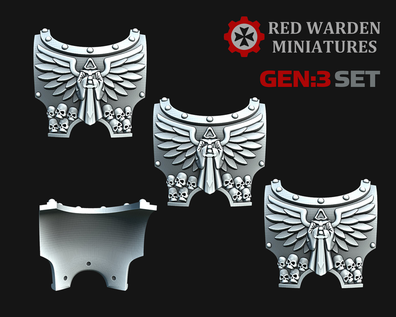 10x Deathbringer - G:3 Angel Sword Torso Covers