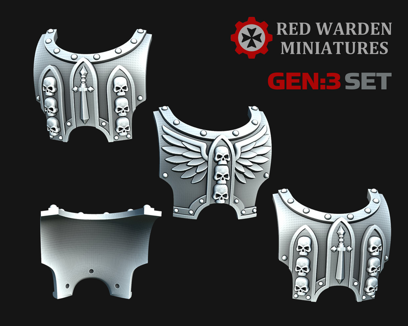 10x Reliquary - G:3 Angel Sword Torso Covers