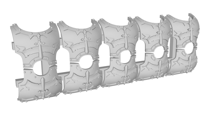 10x Sword Scroll - G:3 Angel Sword Torso Covers