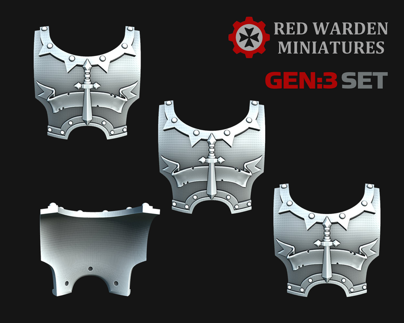 10x Sword Scroll - G:3 Angel Sword Torso Covers
