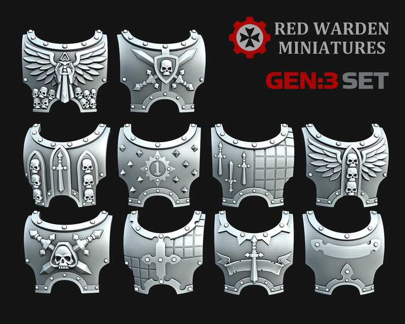 10x Angel Sword - G:3 Themed Torso Covers