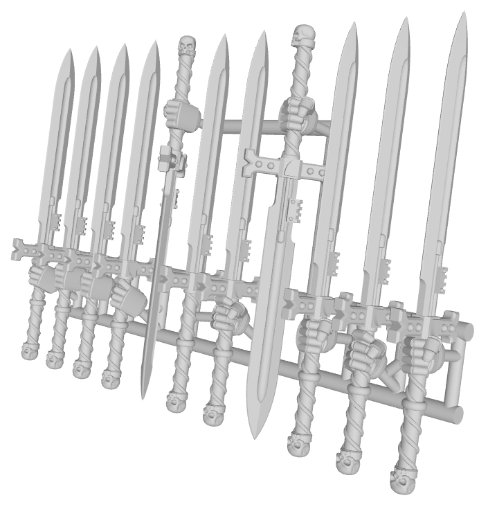 11x Powered Great Sword : RW Crossguard