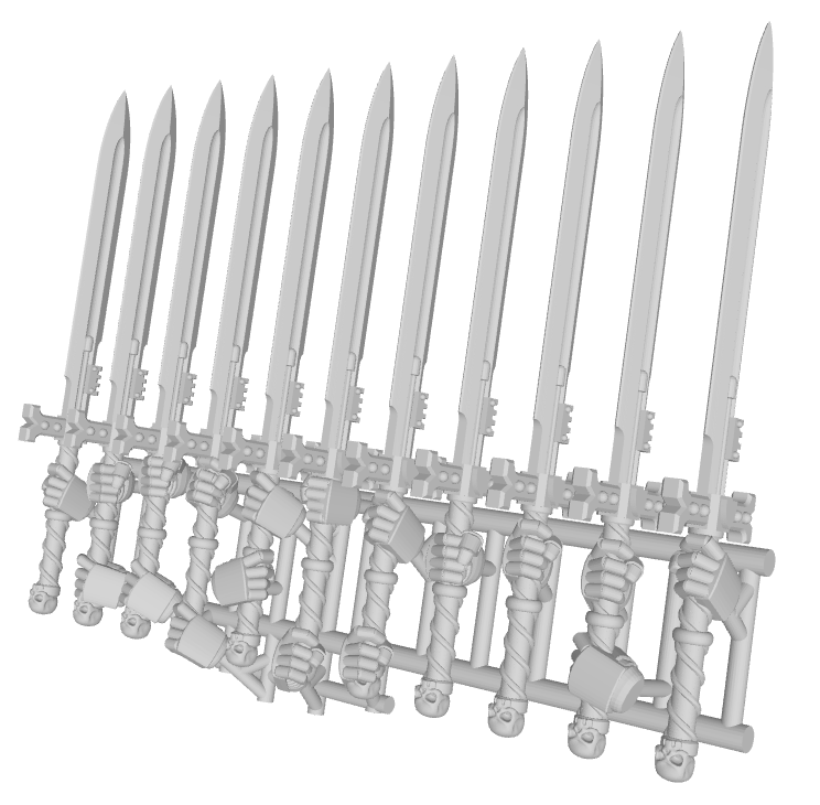 11x Powered Great Sword : RW Crossguard