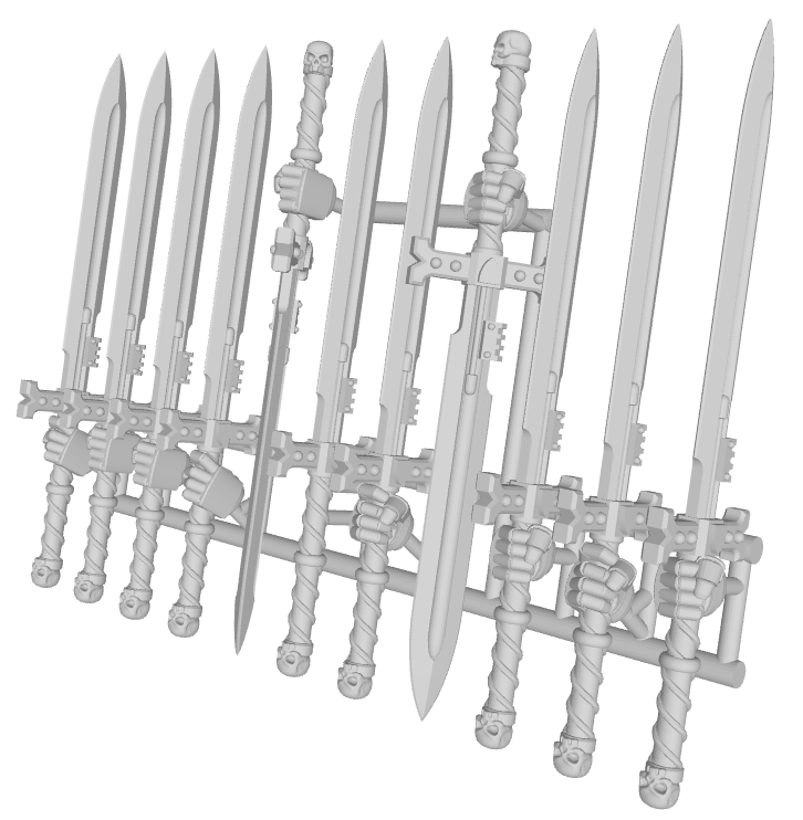 11x Powered Great Sword : RW Crossguard