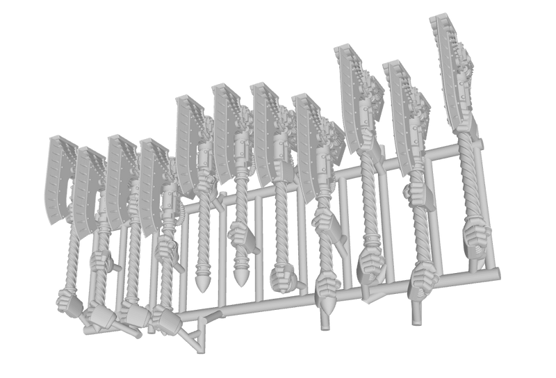 11x Power Axe : RW Winged Elite - Weapon Sets