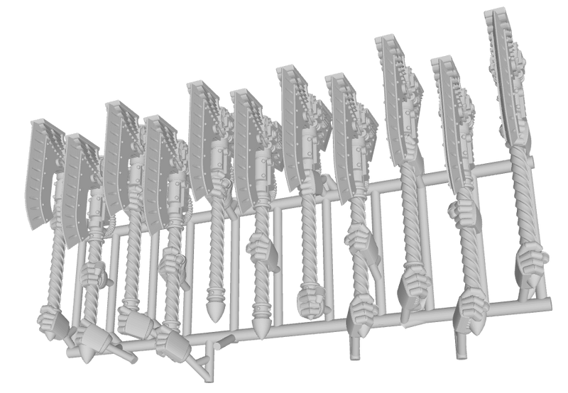 11x Power Axe : RW Winged Elite - Weapon Sets
