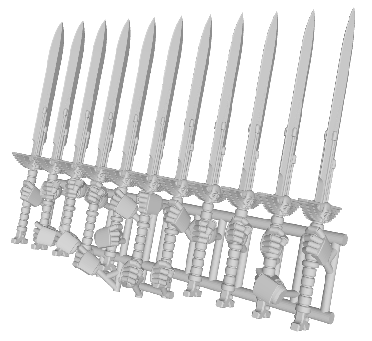 11x Powered Great Sword : RW Skull Wing