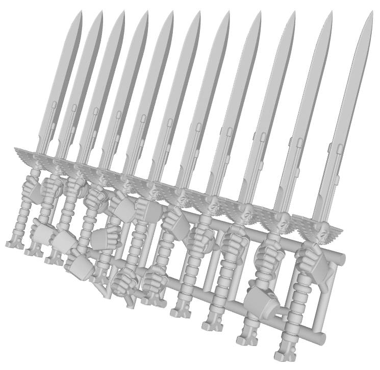11x Powered Great Sword : RW Skull Wing