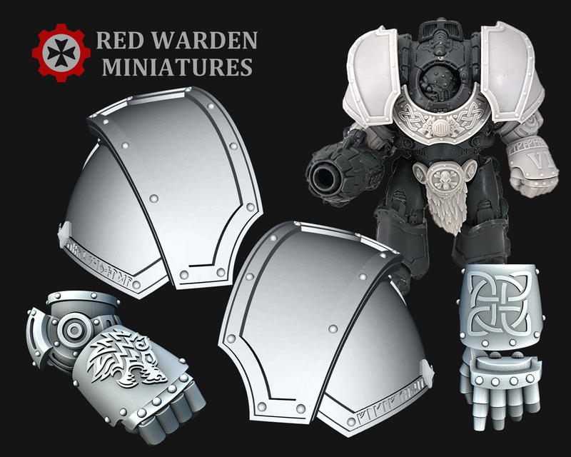 Norse Wolf : RW Saturn Terminator Armor Kit - Runic
