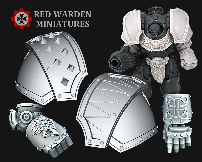 Norse Wolf : RW Saturn Terminator Armor Kit - Spiked