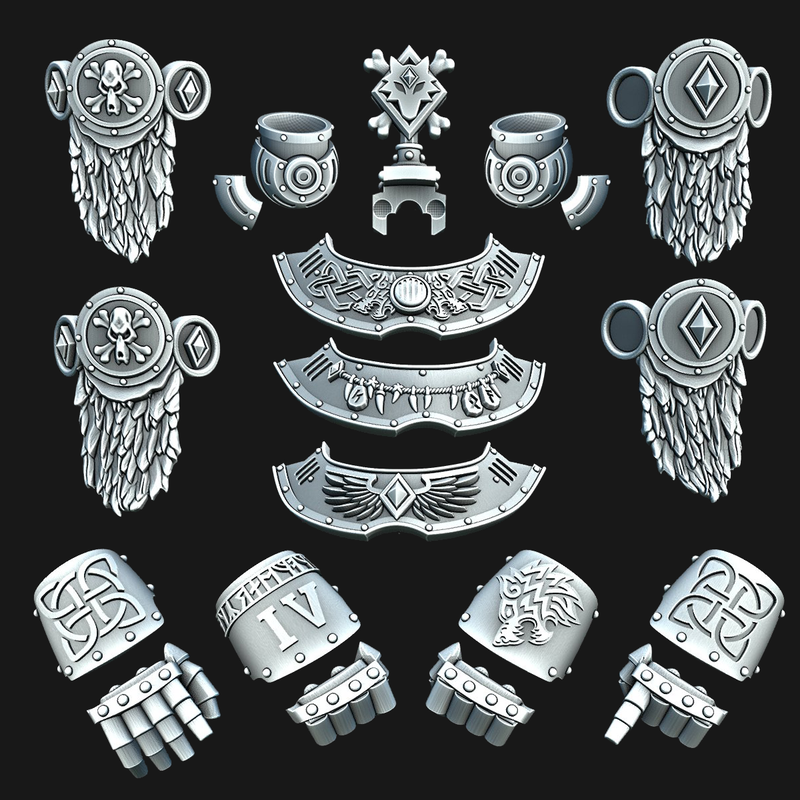 Norse Wolf : RW Saturn Terminator Armor Kit - Segmented