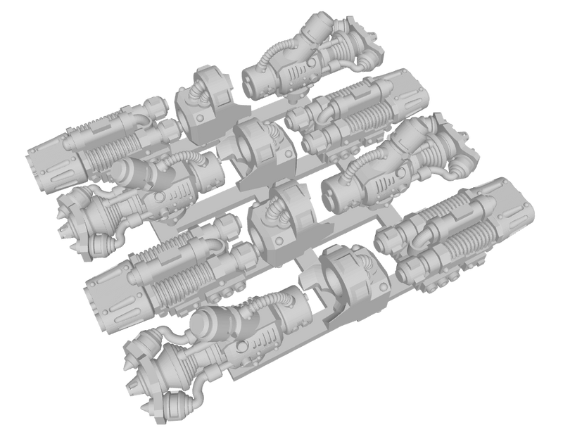 4x RW Saturn Terminator : Top-Mount Weapon Set 1