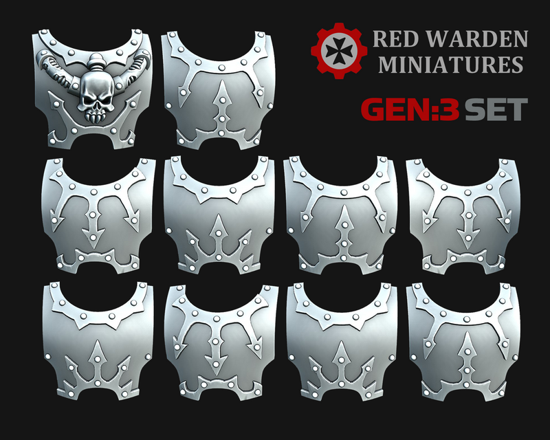 10x Arrows - G:3 Chaotic Torso Covers