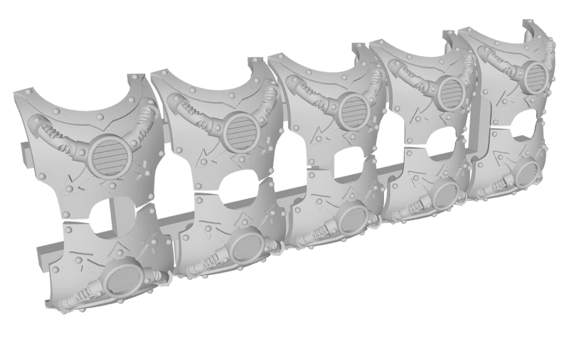 10x Chest Vent - G:3 Chaotic Torso Covers