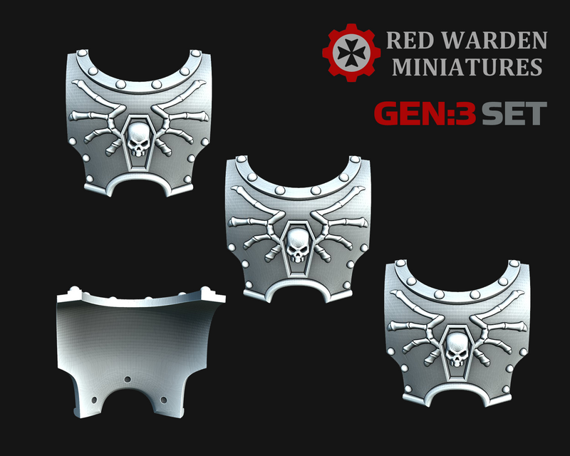 10x Bonewing Set - G:3 Edgelord Torso Covers