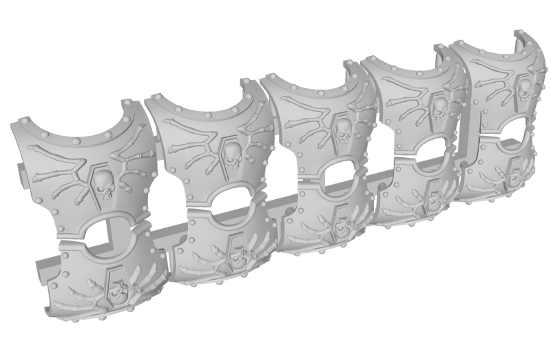 10x Bonewing Set - G:3 Edgelord Torso Covers