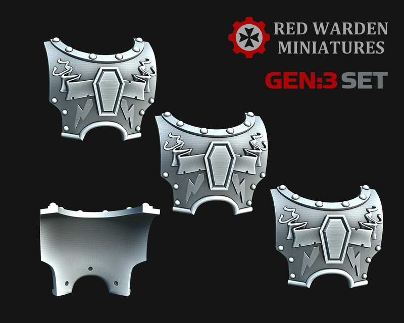 10x Coffin Scroll Set - G:3 Edgelord Torso Covers