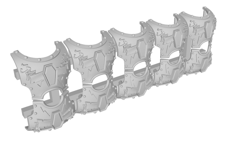 10x Coffin Scroll Set - G:3 Edgelord Torso Covers