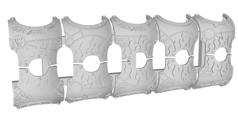 10x Firegut - G:3 Profane Torso Covers