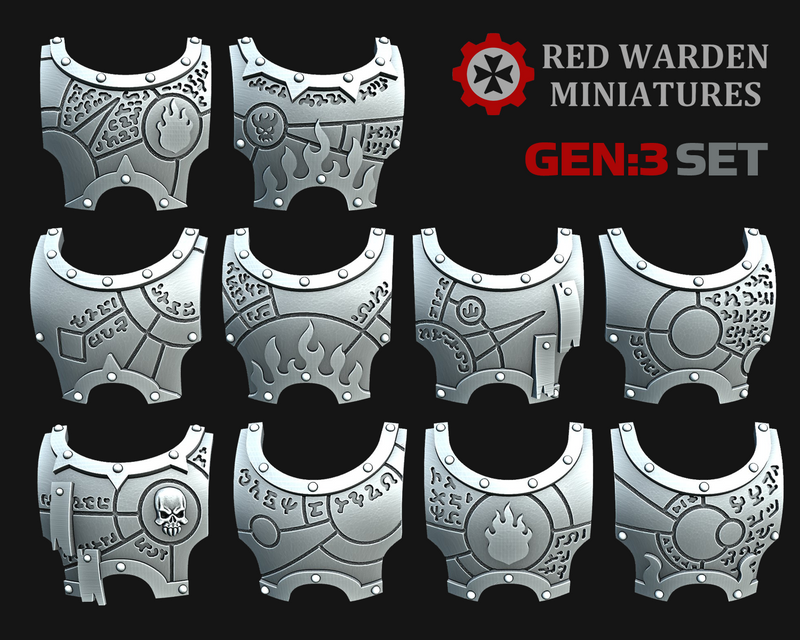 10x Inscribed - G:3 Profane Torso Covers