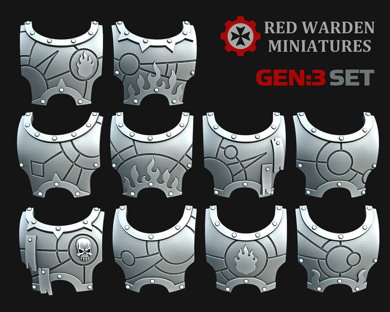 10x Ley Lined - G:3 Profane Torso Covers