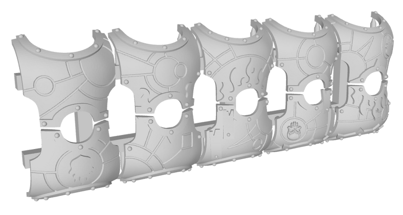 10x Ley Lined - G:3 Profane Torso Covers