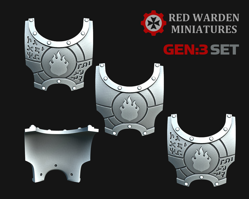 10x Sacred Flame - G:3 Profane Torso Covers